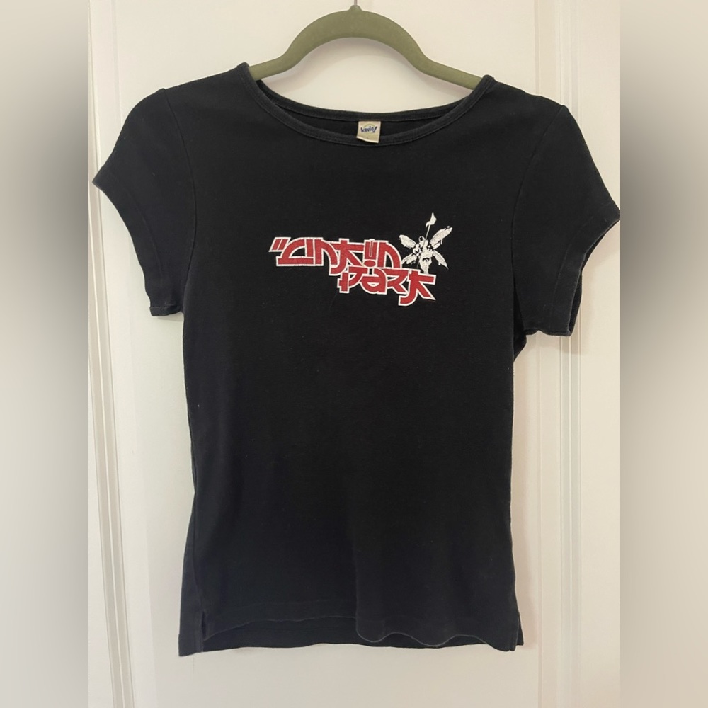 Vintage Linkin Park Asian Logo Hybrid Solider babydoll tee